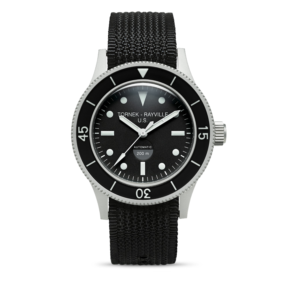 Tornek-Rayville TR-660 Non-date Sapphire/Aluminum Inlay